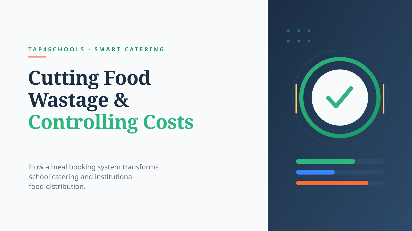 Cutting Food Wastage and Controlling Costs: How a Meal Booking System Transforms School Catering and Institutional Food Distribution