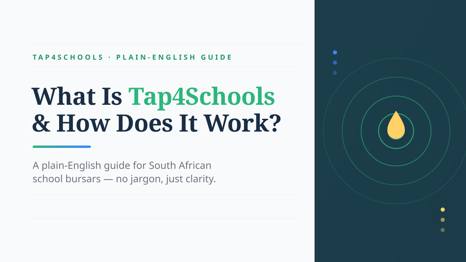What Is Tap4Schools and How Does It Work? A Plain-English Guide for South African School Bursars